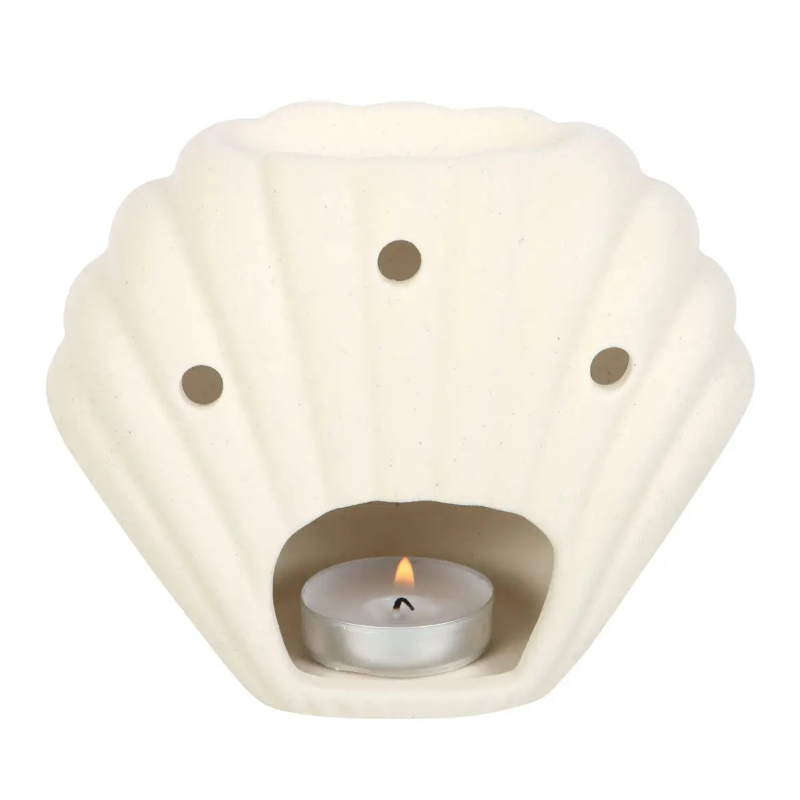 Brûle-parfum en forme de coquillage, décoration marine pour fondants parfumés