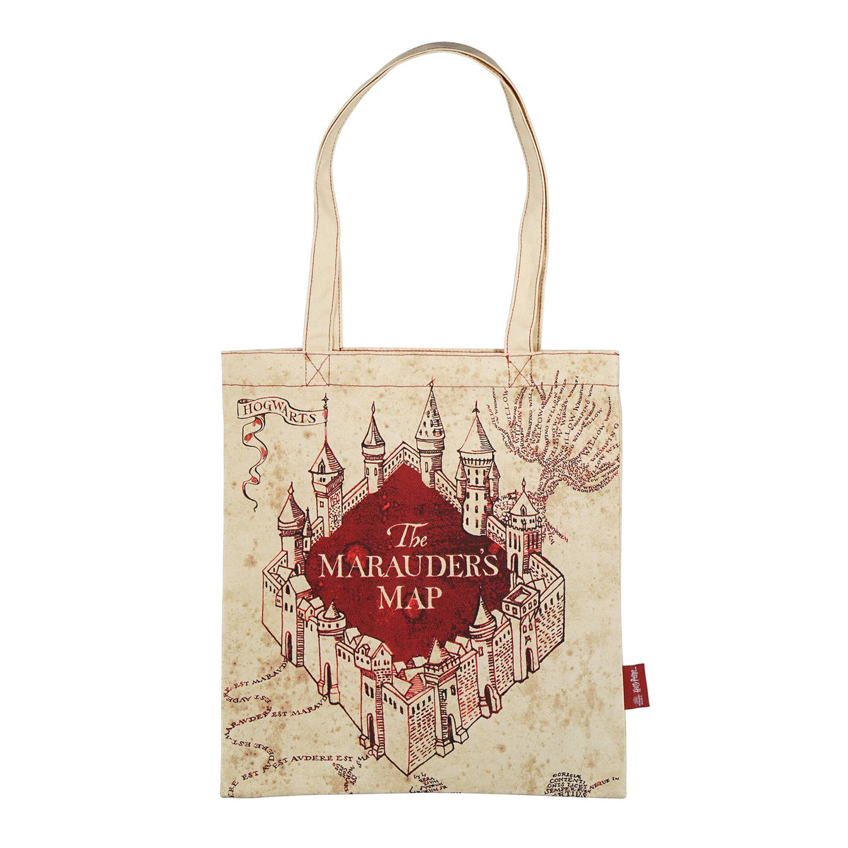 Tote bag Harry Potter en coton recyclé Half Moon Bay, imprimé Carte du Maraudeur