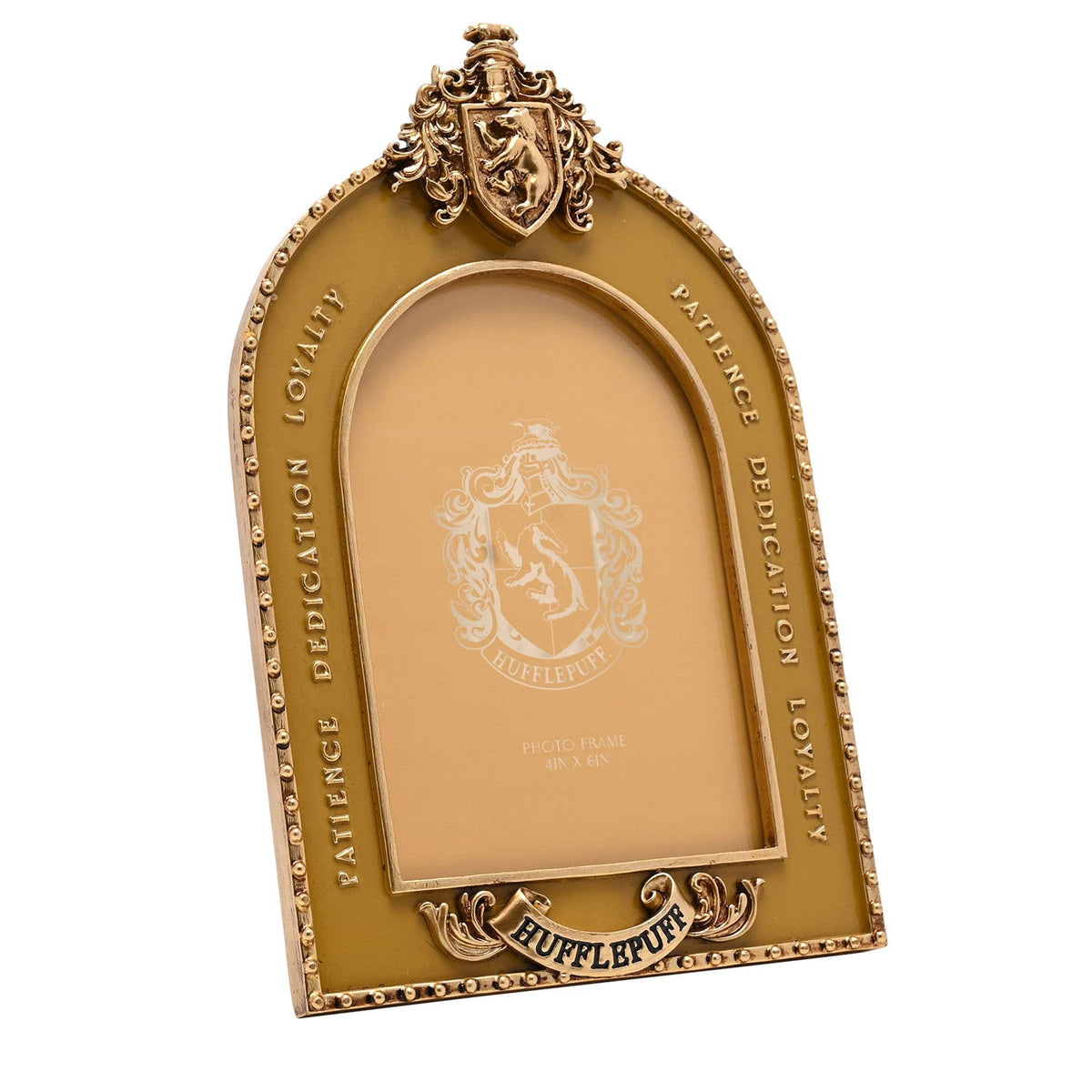 Cadre photo Harry Potter Poufsouffle avec blason en relief, 10 × 15 cm