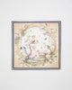 Foulard Fable England Alice au Pays des Merveilles, couronne de cerf, oiseaux et papillons