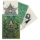 Jeu de cartes Harry Potter Theory 11 édition Serpentard, étui vert émeraude et or