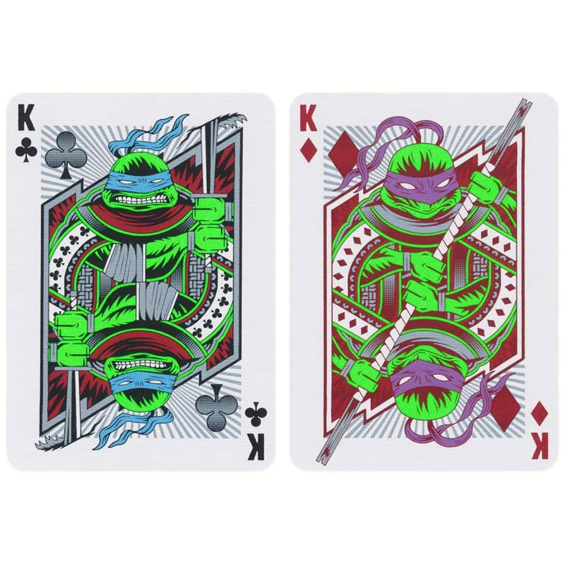 Jeu de cartes Theory11 Teenage Mutant Ninja Turtles, illustrations personnalisées
