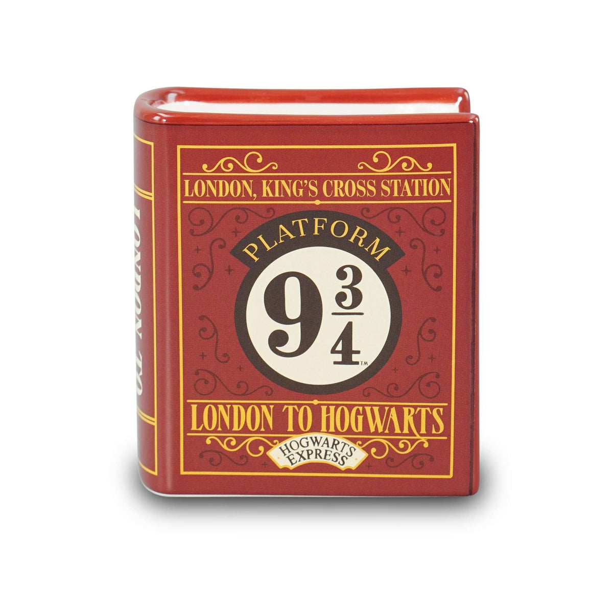 Petit vase en céramique Harry Potter en forme de livre Voie 9 3/4, 10 cm