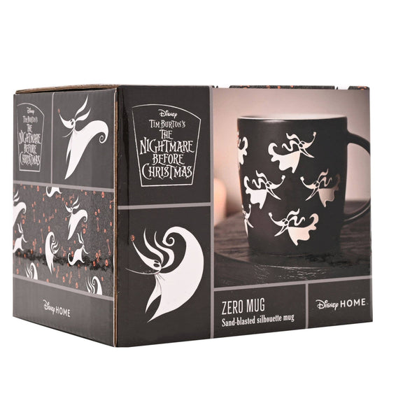 Mug en céramique noire Zero le chien fantôme, L'Étrange Noël de Monsieur Jack, Disney