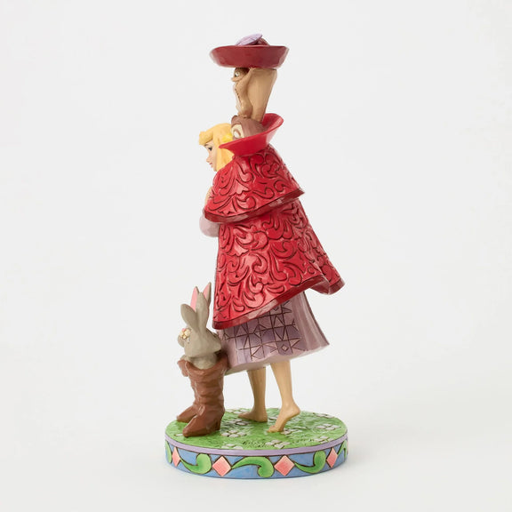 Figurine Disney Traditions Jim Shore, Aurore de La Belle au Bois Dormant et ses amis de la forêt