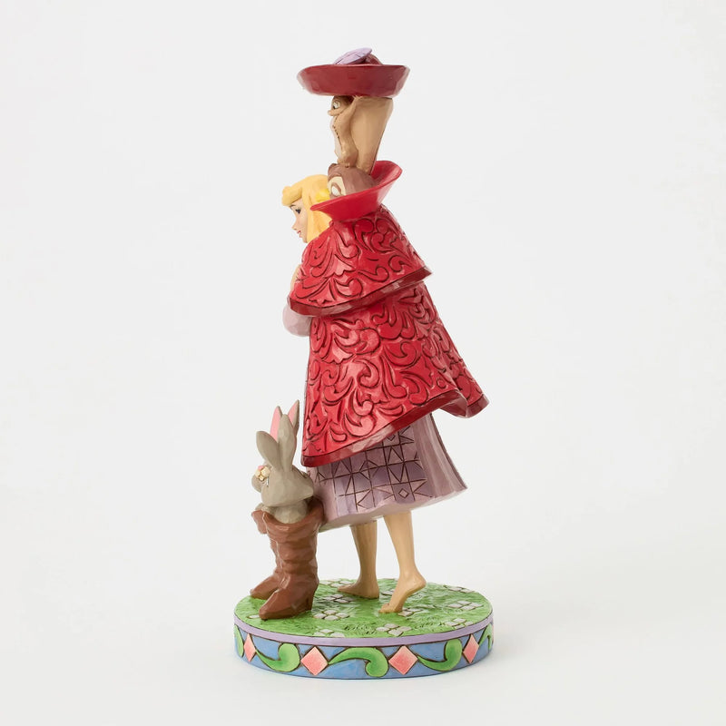 Figurine Disney Traditions Jim Shore, Aurore de La Belle au Bois Dormant et ses amis de la forêt