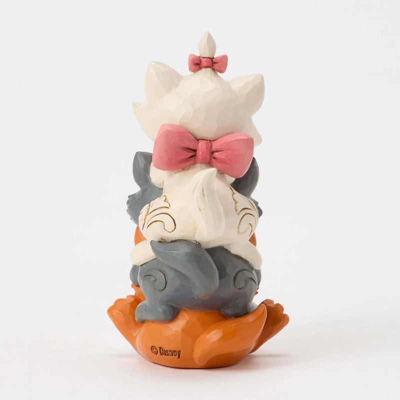 Figurine Disney Traditions Jim Shore, Marie, Berlioz et Toulouse des Aristochats empilés