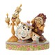 Figurine Disney Traditions Jim Shore, Lumière, Mme Samovar, Zip et Big Ben de La Belle et la Bête