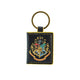 Porte-clés Harry Potter en métal orné du blason de Poudlard et des quatre maisons