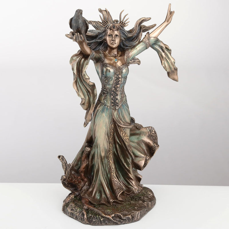 Statuette fée Morgane Veronese Design 25 cm, enchanteresse arthurienne en mouvement