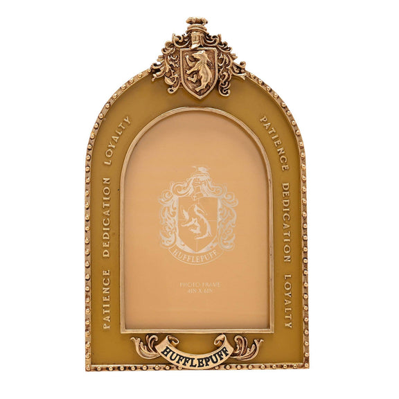 Cadre photo Harry Potter Poufsouffle avec blason en relief, 10 × 15 cm