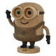 Figurine Bob des Minions petit modèle en chêne blanc et chêne fumé, design Boyhood