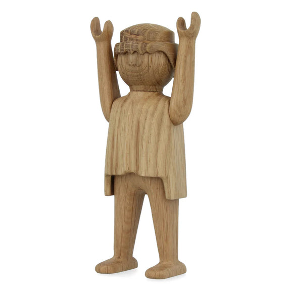 Figurine Playmobil grand modèle en chêne blanc européen Boyhood, objet décoratif haut de gamme