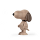 Figurine Snoopy petit modèle en chêne blanc européen, design minimaliste Boyhood, univers Peanuts