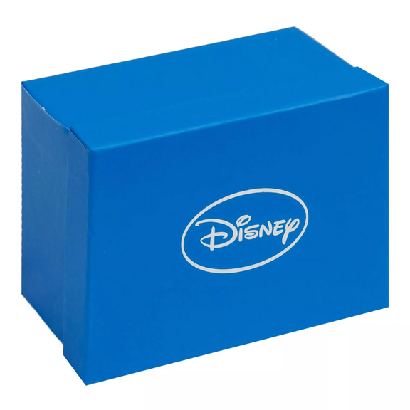 Boîte à bijoux Disney en métal émaillé avec strass, détail du socle et du compartiment
