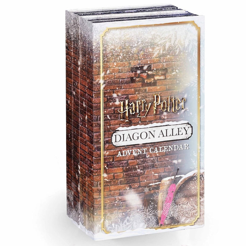 Calendrier de l'Avent 2025 Harry Potter Diagon Alley à 24 fenêtres avec bijoux et accessoires