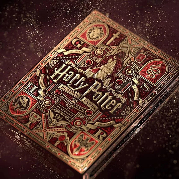 Jeu de cartes Harry Potter Theory 11 édition Gryffondor, étui rouge et or