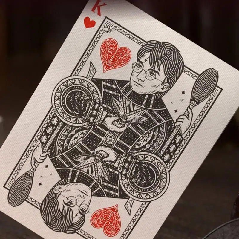 Jeu de cartes Harry Potter Theory 11, cartes illustrées des héros et maisons de Poudlard