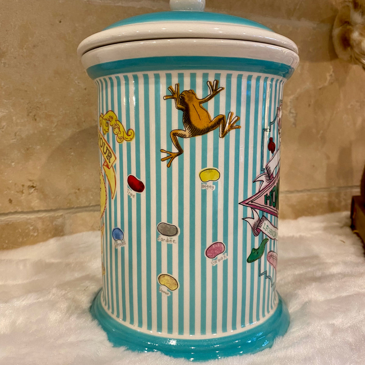 Bonbonnière Harry Potter Honeydukes en céramique colorée de 23 cm avec couvercle
