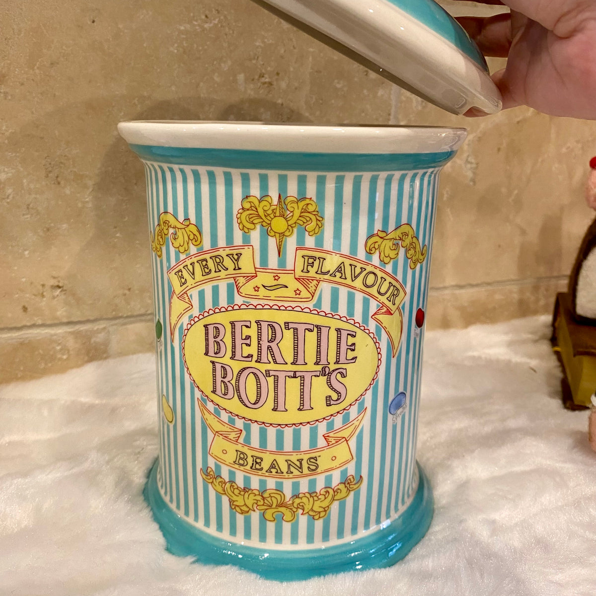 Bonbonnière Harry Potter Honeydukes en céramique colorée de 23 cm avec couvercle