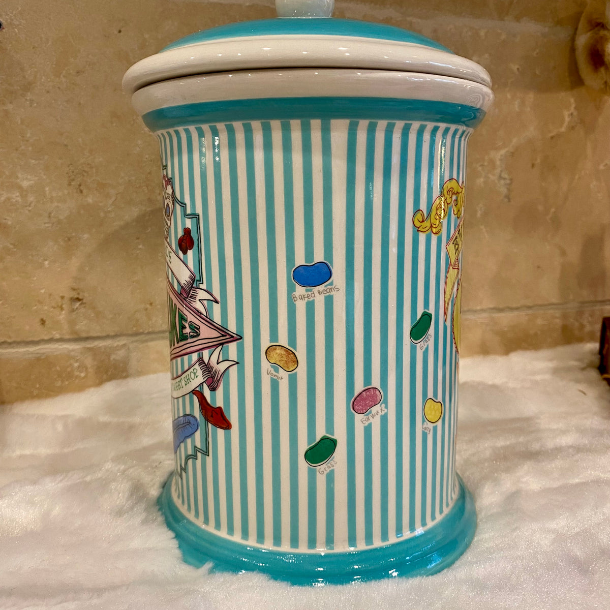 Bonbonnière Harry Potter Honeydukes en céramique colorée de 23 cm avec couvercle