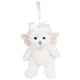 Peluche Bukowski Kaitlyn, ourson crème de 18 cm avec ailes d'ange et nœud en satin blanc