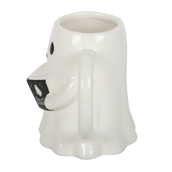 Mug fantôme lecteur Ghost Stories en relief, collection The Haunted Library