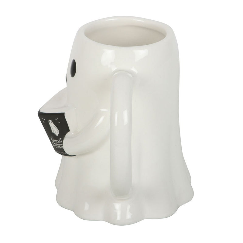 Mug fantôme lecteur Ghost Stories en relief, collection The Haunted Library