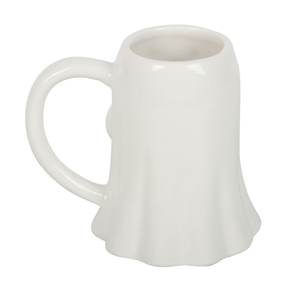 Mug fantôme lecteur Ghost Stories en relief, collection The Haunted Library