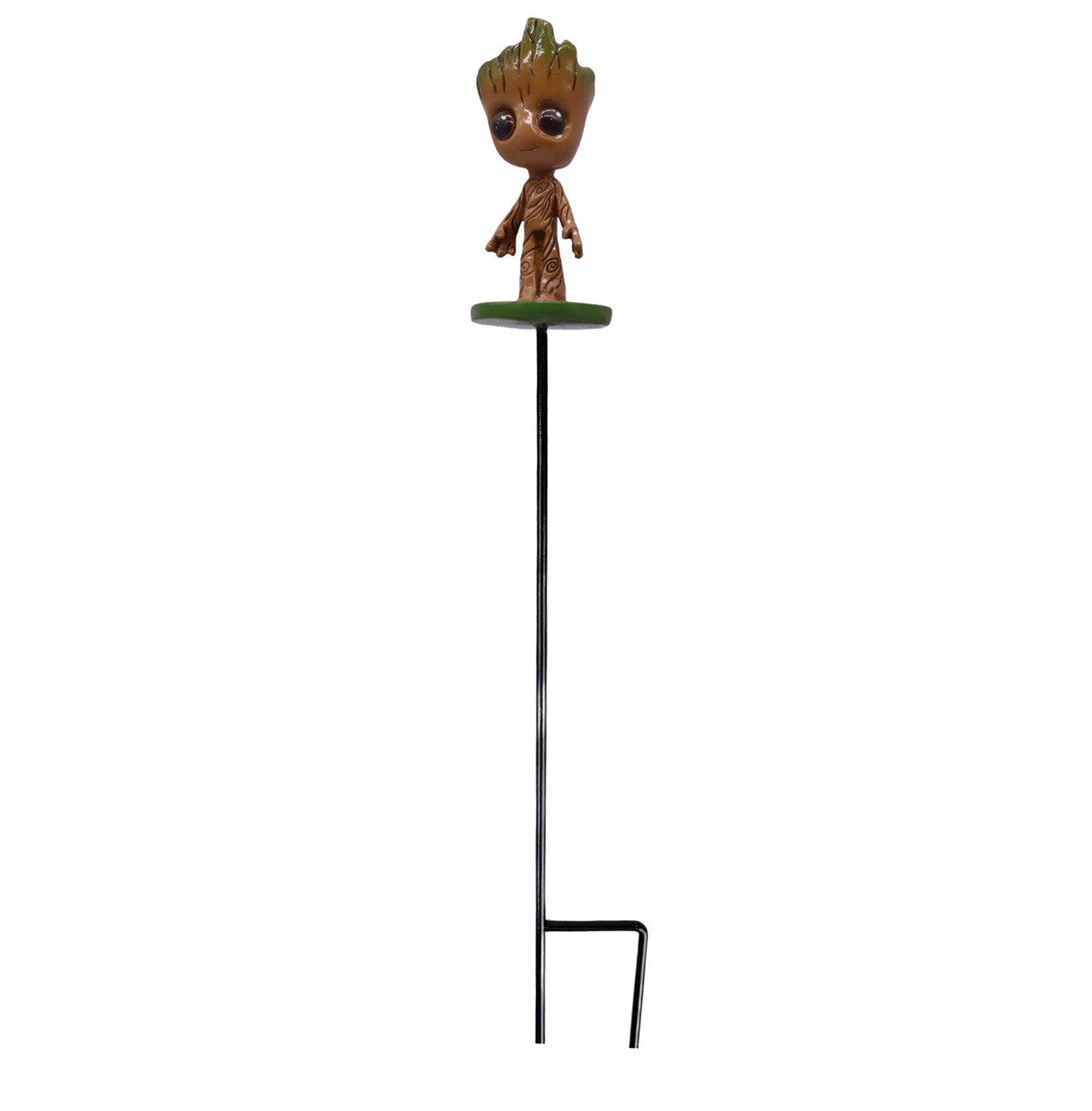 Pique de jardin Marvel Groot en 3D sur tige métallique, décoration extérieure 37 cm pour plantes