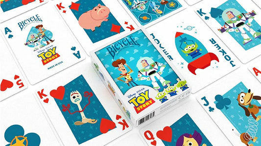 Jeu de cartes Bicycle Toy Story Disney Pixar avec Woody, Buzz l'Éclair et les personnages du film