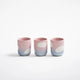 Tasse à expresso Eggbach Home Cloud Sunset, dégradé rose et bleu pastel avec nuages blancs