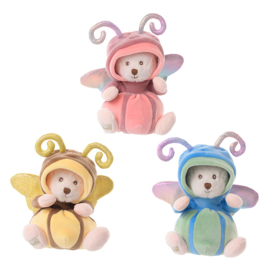 Peluches Bukowski Ziggy Butterfly, oursons déguisés en papillon, 15 cm