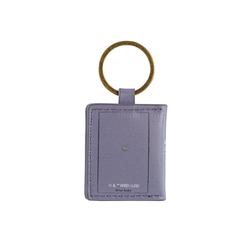Porte-clés Harry Potter en forme de livre miniature Manuel de Potions Avancées, couverture en PU détaillée