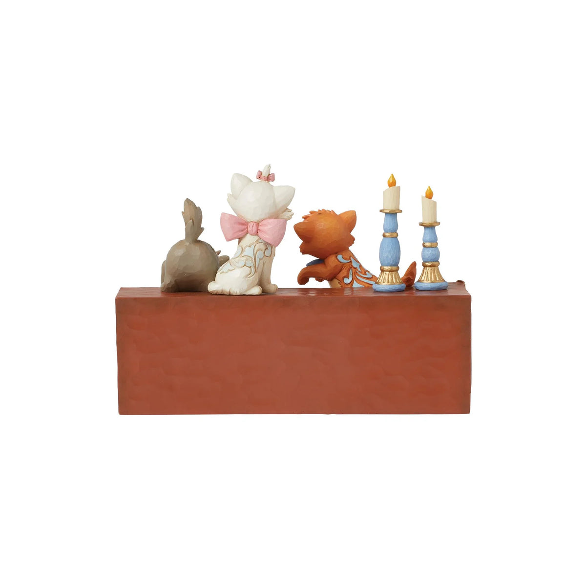 Figurine Disney Traditions Jim Shore des Aristochats Marie, Berlioz et Toulouse sur le piano