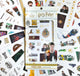 Carnet collector de 512 stickers Harry Potter, armoiries de Poudlard, personnages et objets magiques