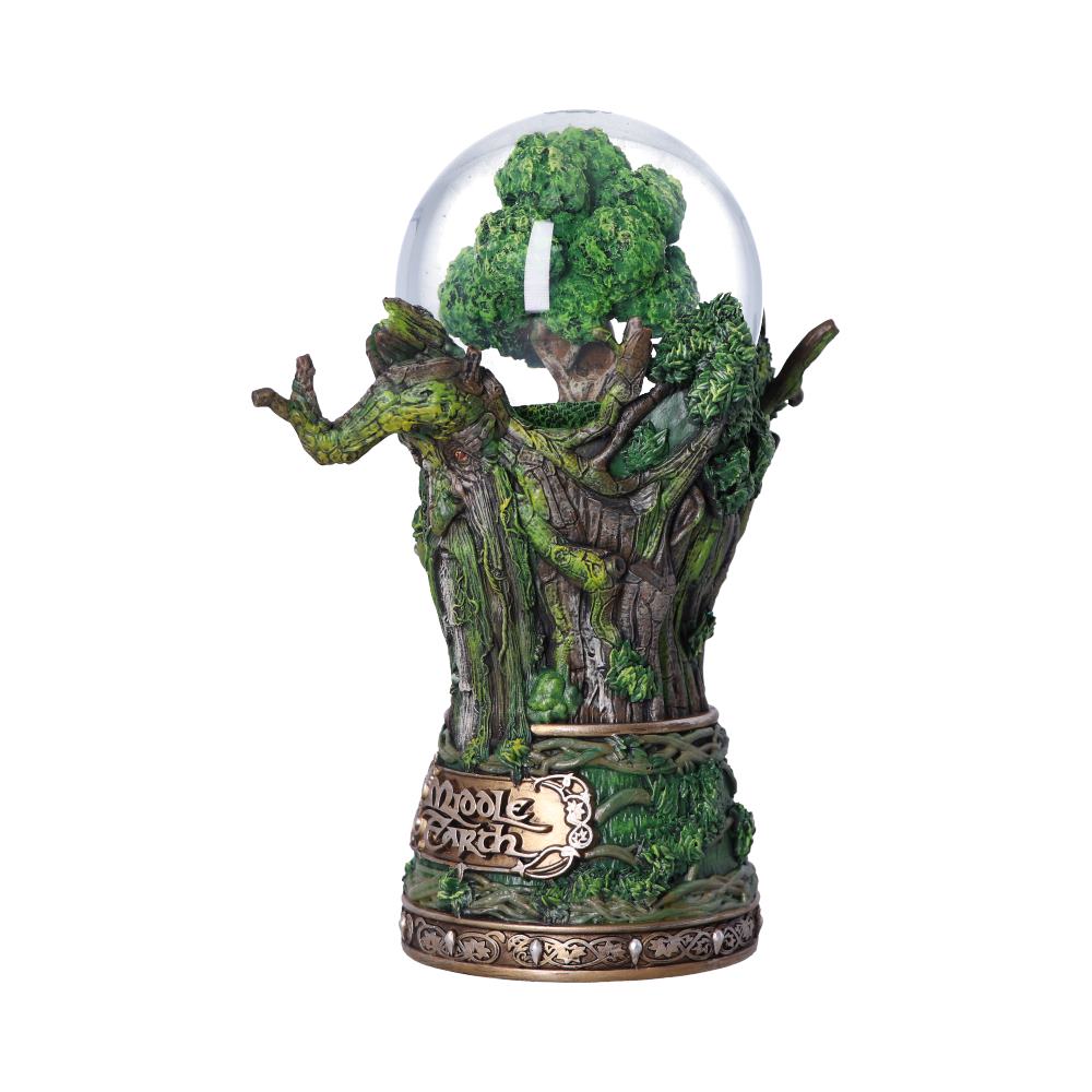 Boule à neige Sylvebarbe Le Seigneur des Anneaux, base en résine sculptée en forme d'Ent, 22,5 cm