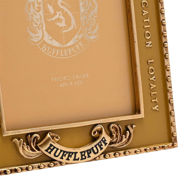 Cadre photo Harry Potter Poufsouffle avec blason en relief, 10 × 15 cm