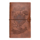 Carnet de voyage Harry Potter Carte du Maraudeur, couverture cuir gravée Poudlard