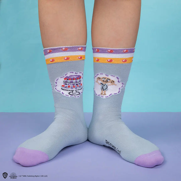 Lot de 3 paires de chaussettes Harry Potter Dobby, taille 35 à 45