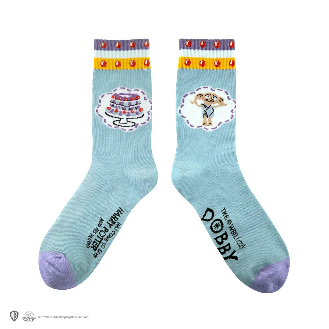 Lot de 3 paires de chaussettes Harry Potter Dobby, taille 35 à 45