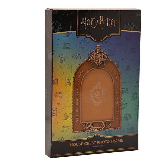 Cadre photo Harry Potter Poufsouffle avec blason en relief, 10 × 15 cm