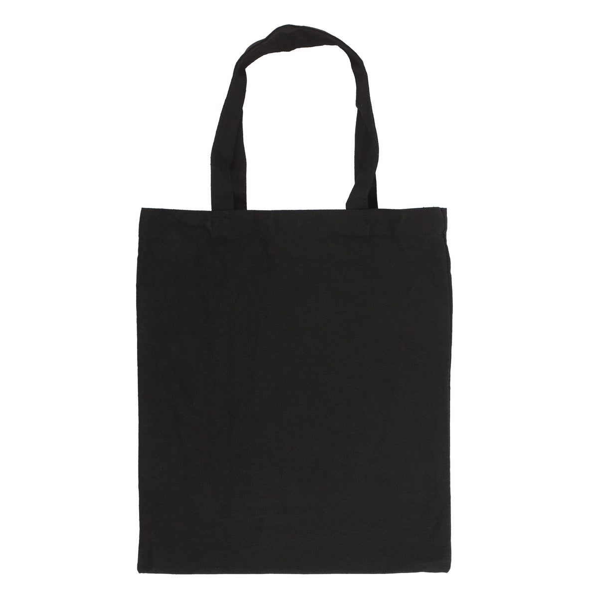 Tote bag noir à motifs ésotériques blancs, chapeaux de sorcière, pentacles, cristaux et lunes