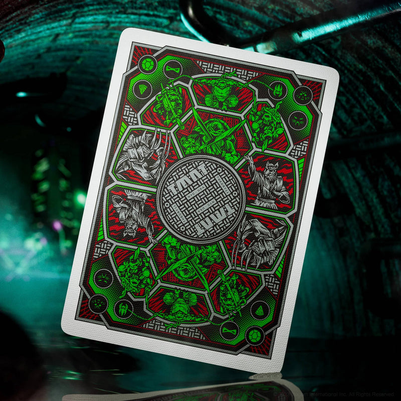 Jeu de cartes Theory11 Teenage Mutant Ninja Turtles, illustrations personnalisées