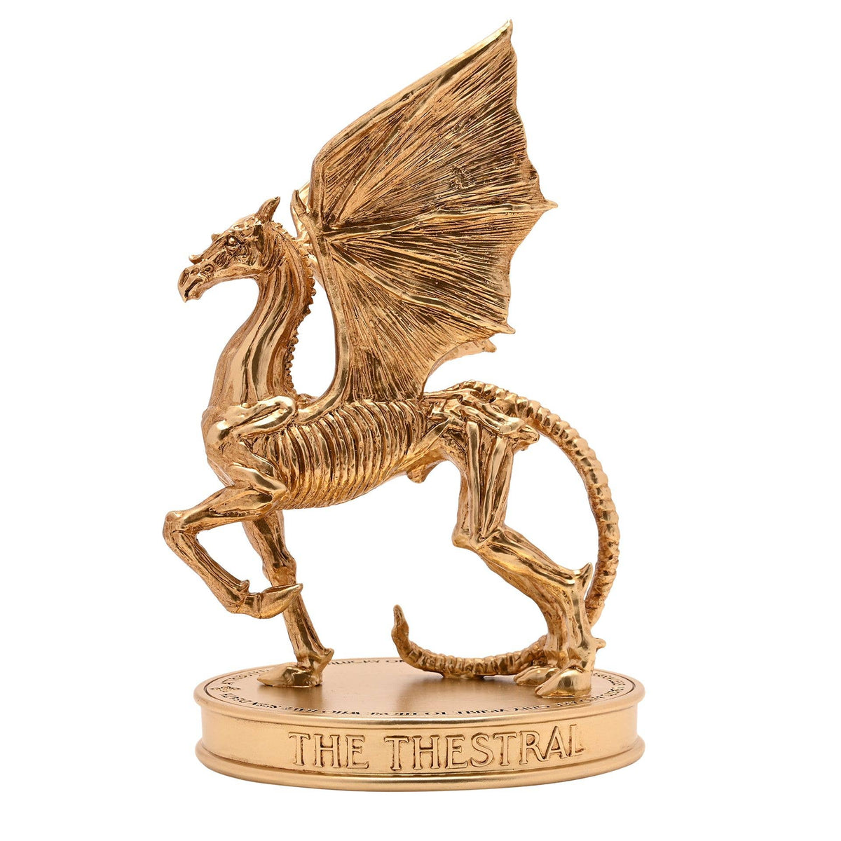 Figurine Harry Potter du Sombral aux ailes déployées, finition dorée