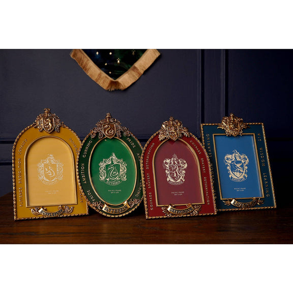 Cadre photo Harry Potter Serpentard avec blason en relief, 10 × 15 cm