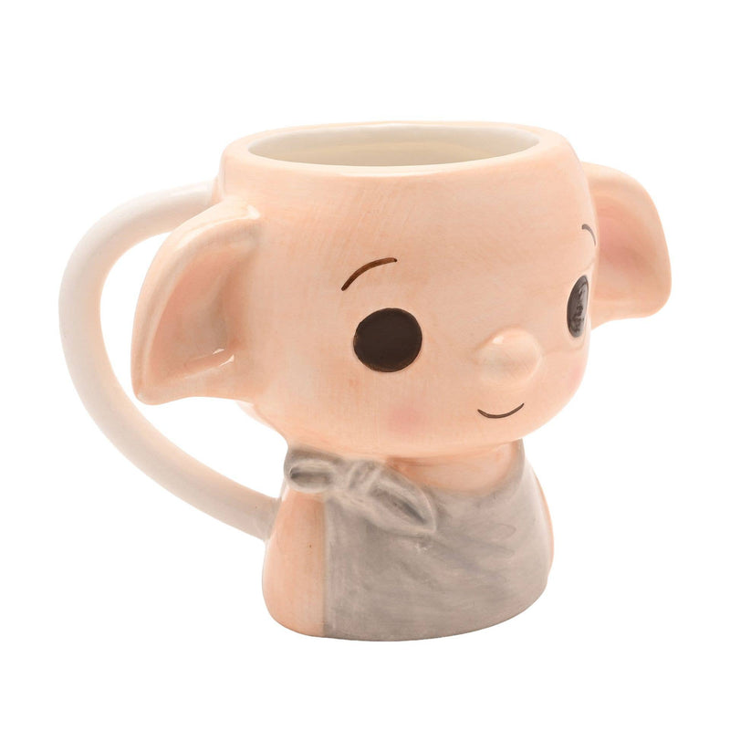 Mug 3D Harry Potter Dobby en céramique sculptée, collection Back to Hogwarts