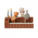 Figurine Disney Traditions Jim Shore des Aristochats Marie, Berlioz et Toulouse sur le piano
