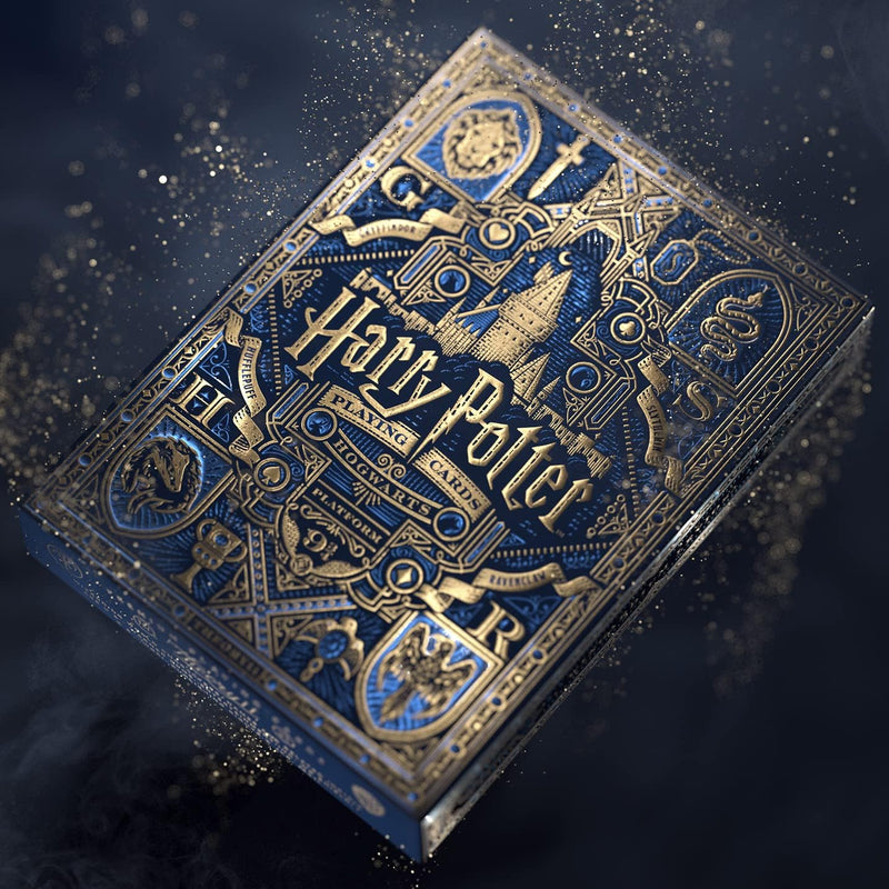 Jeu de cartes Harry Potter Theory 11 édition Serdaigle, étui bleu royal doré
