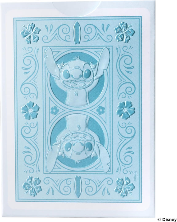 Jeu de cartes Bicycle Disney Stitch design Ohana aux couleurs pastel